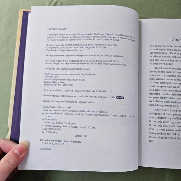 Lazy Day Cookin: Slow-Cooker Meals That Simmer to Delicious Perfection Hardcover - Picture 2 of 7